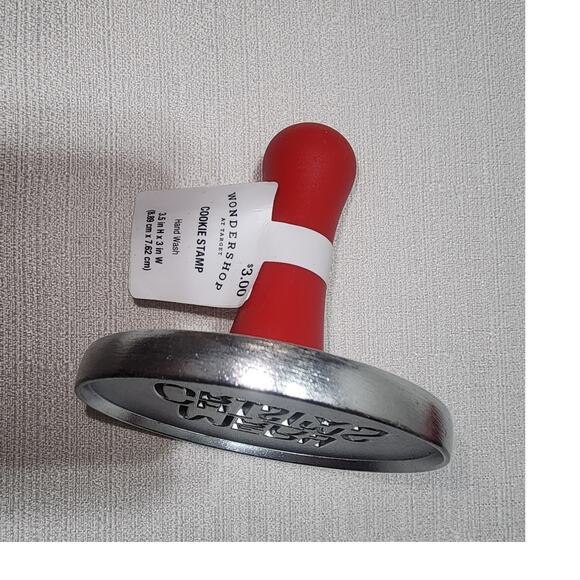 Nordic ware holiday stocking baking pan with three cookie stamps - Picture 3 of 6